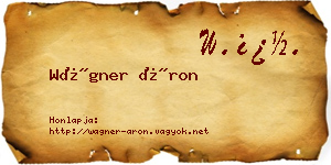 Wágner Áron névjegykártya