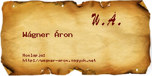 Wágner Áron névjegykártya